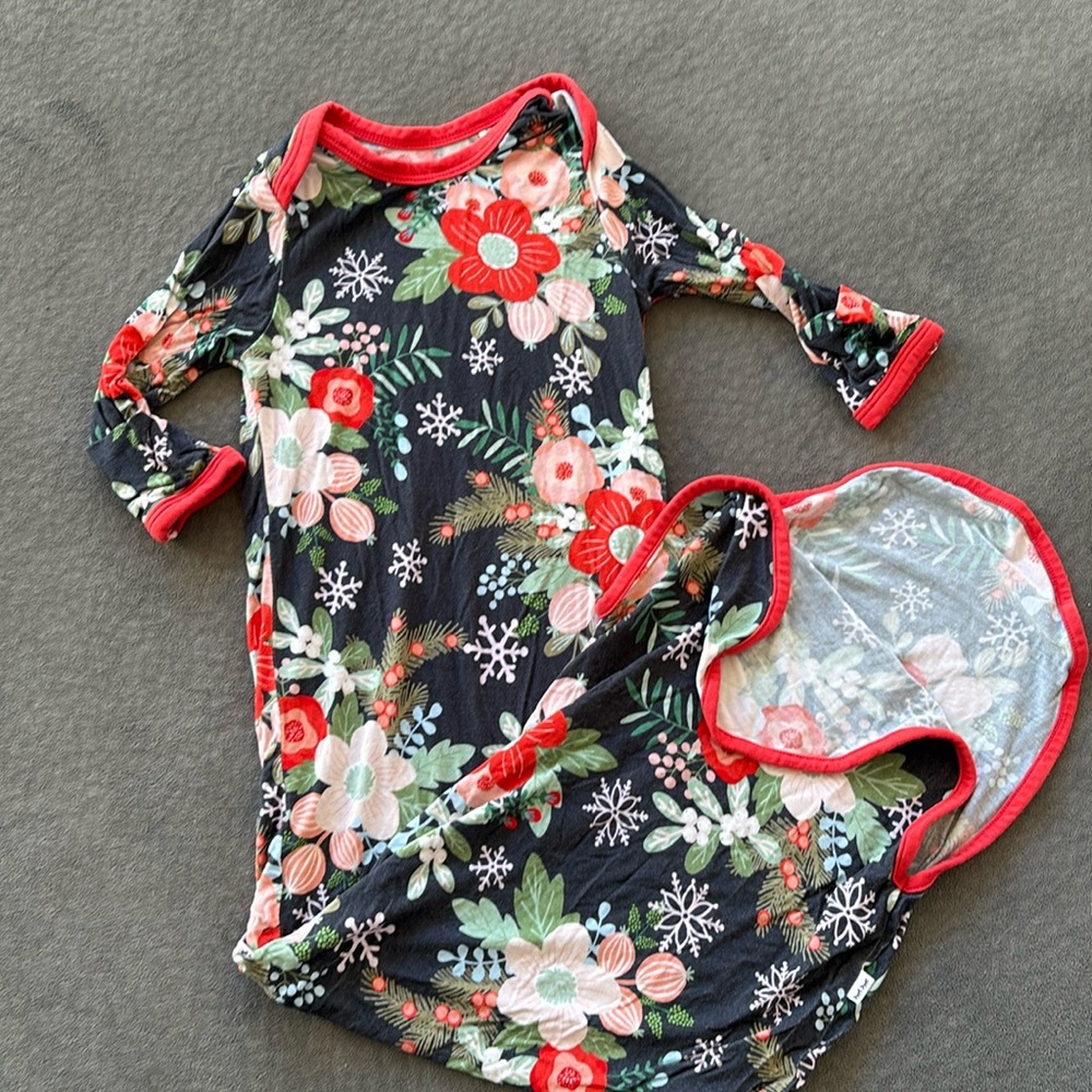 Little Sleepies knotted sleep gown